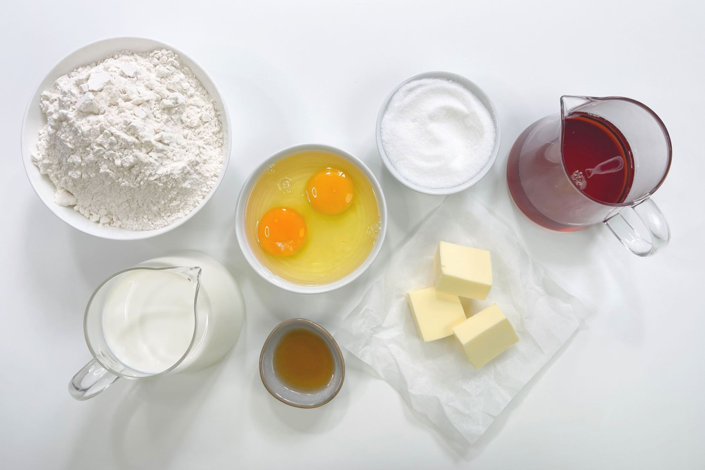 Pancakes ingredients